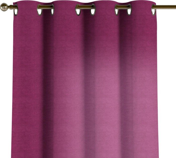 Комплект штор на люверсах вельвет фиолетовый