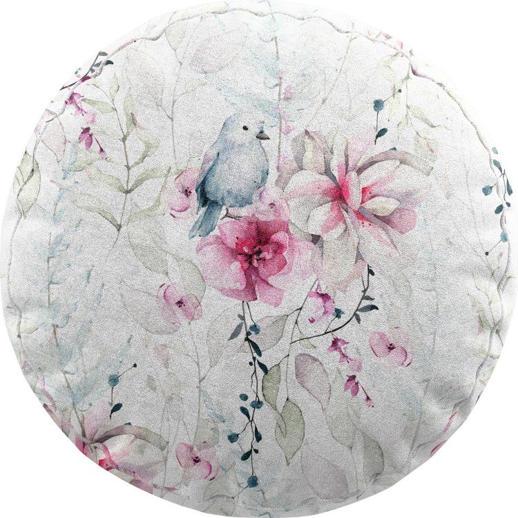 Подушка круглая Cortin «Мелодия цветов»